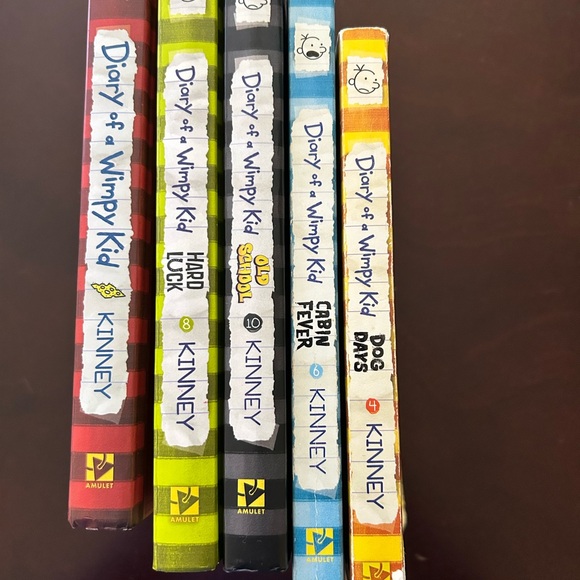 Lot Of 5 Jeff Kinney  diary of a wimpy kid Books - Picture 2 of 7